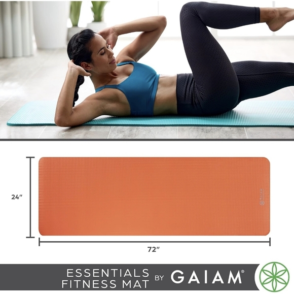 New Gaiam Essentials Yoga Mat - Picture 5 of 9